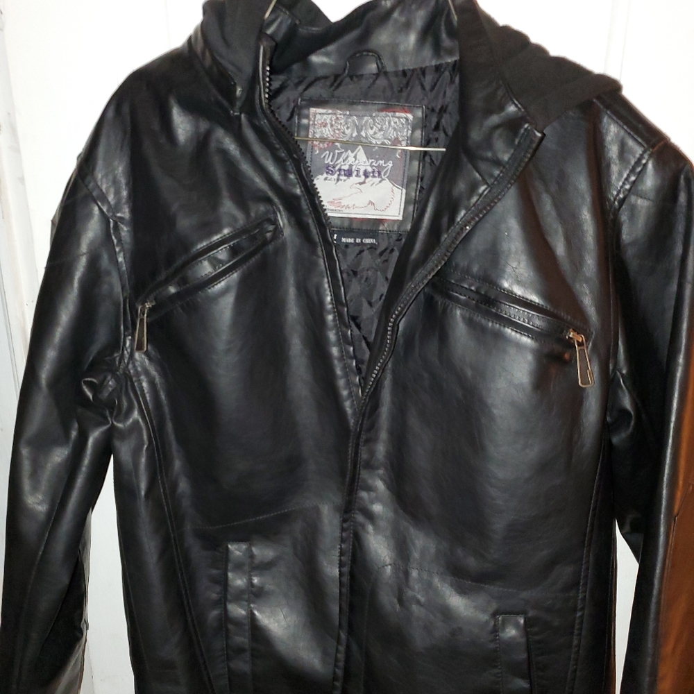 Black Jacket with Hoodie